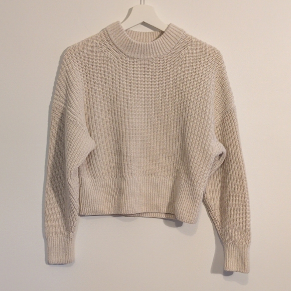 Everlane Sweaters - EVERLANE chunky cream sweater - size small